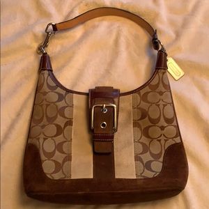 Coach shoulder strap purse